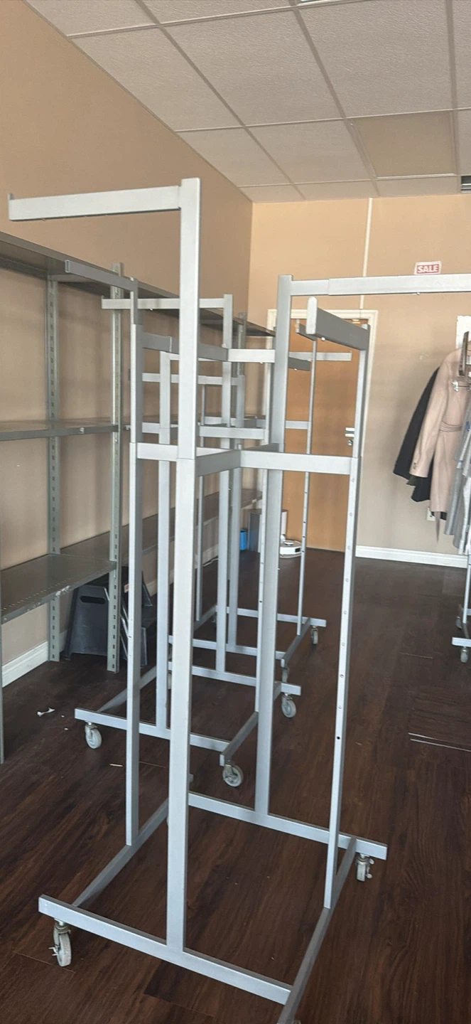 Commercial rolling Garment racks