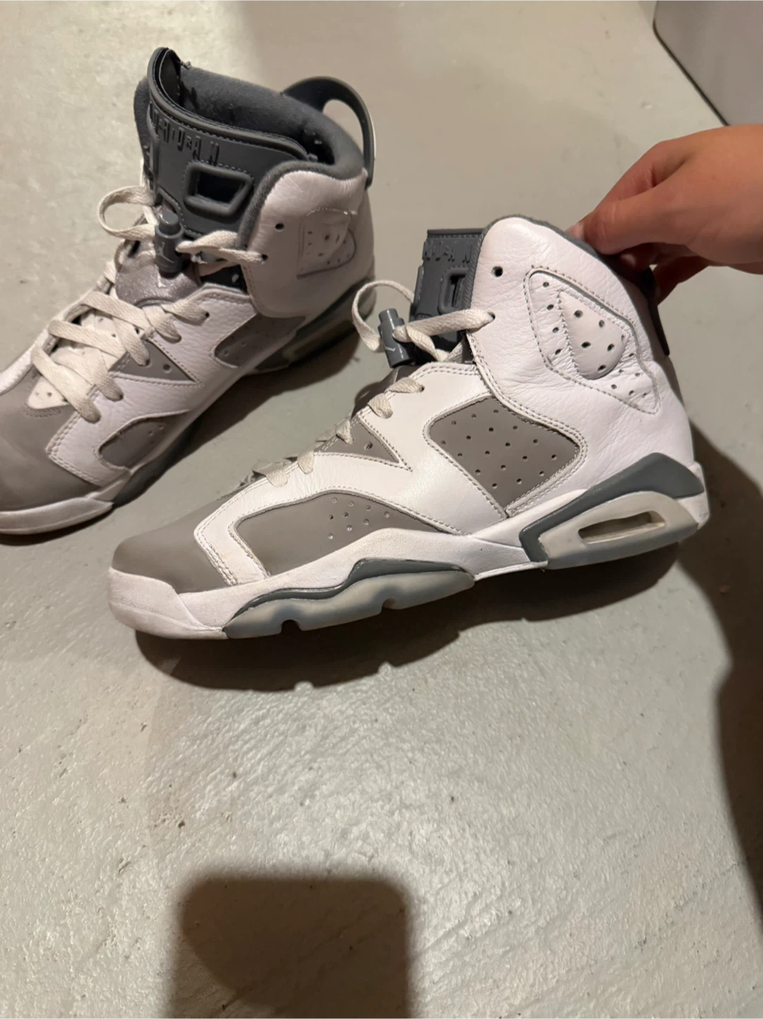 Authentic Air Jordan 6 Cool Grey sneakers - photo 2