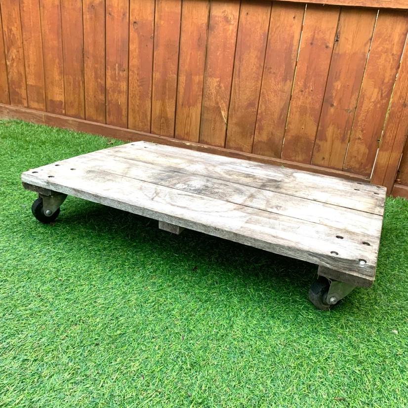 Wooden Furniture Dolly Moving Cart Heavy Duty Wheels Tools