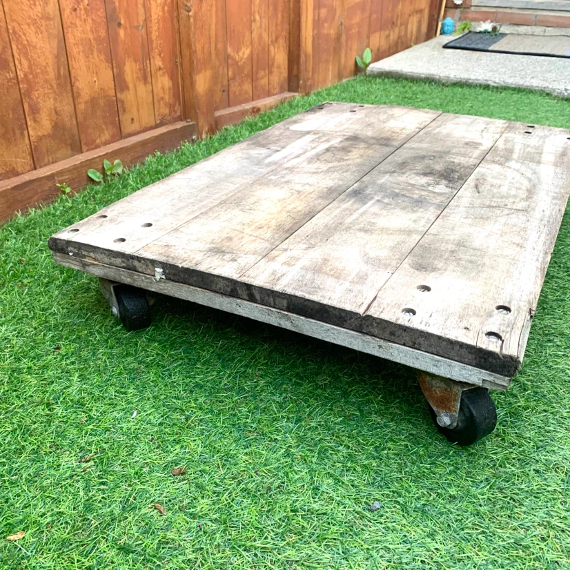 Wooden Furniture Dolly Moving Cart Heavy Duty Wheels Tools - photo 5
