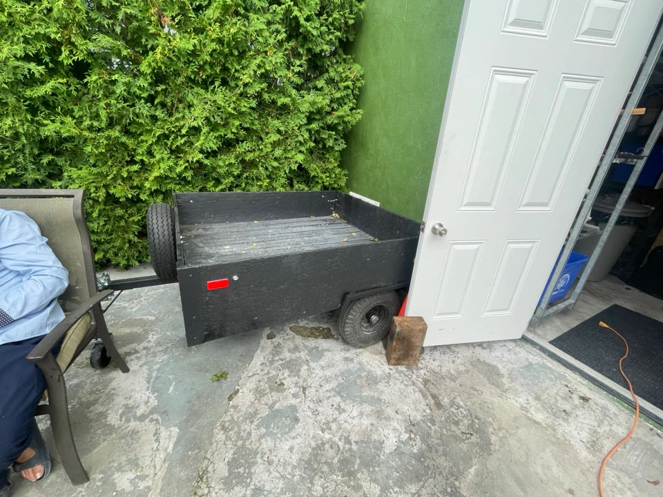 Black Utility Trailer