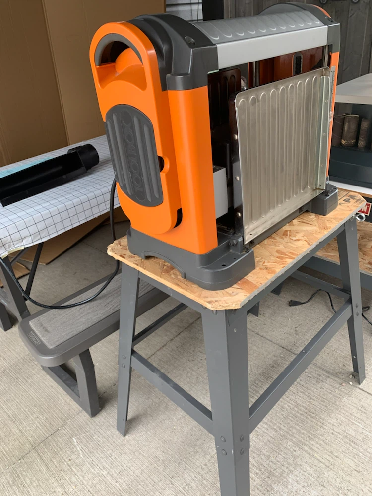 13” ridgid thickness planer