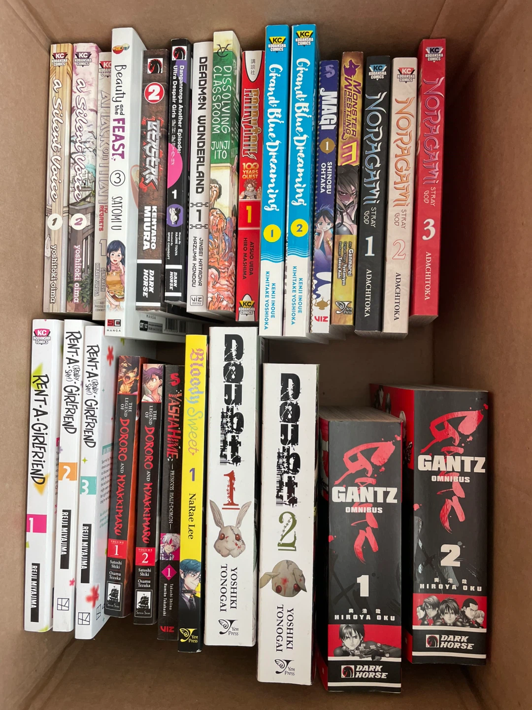 Lot of 32 manga/manhwa/omnibus