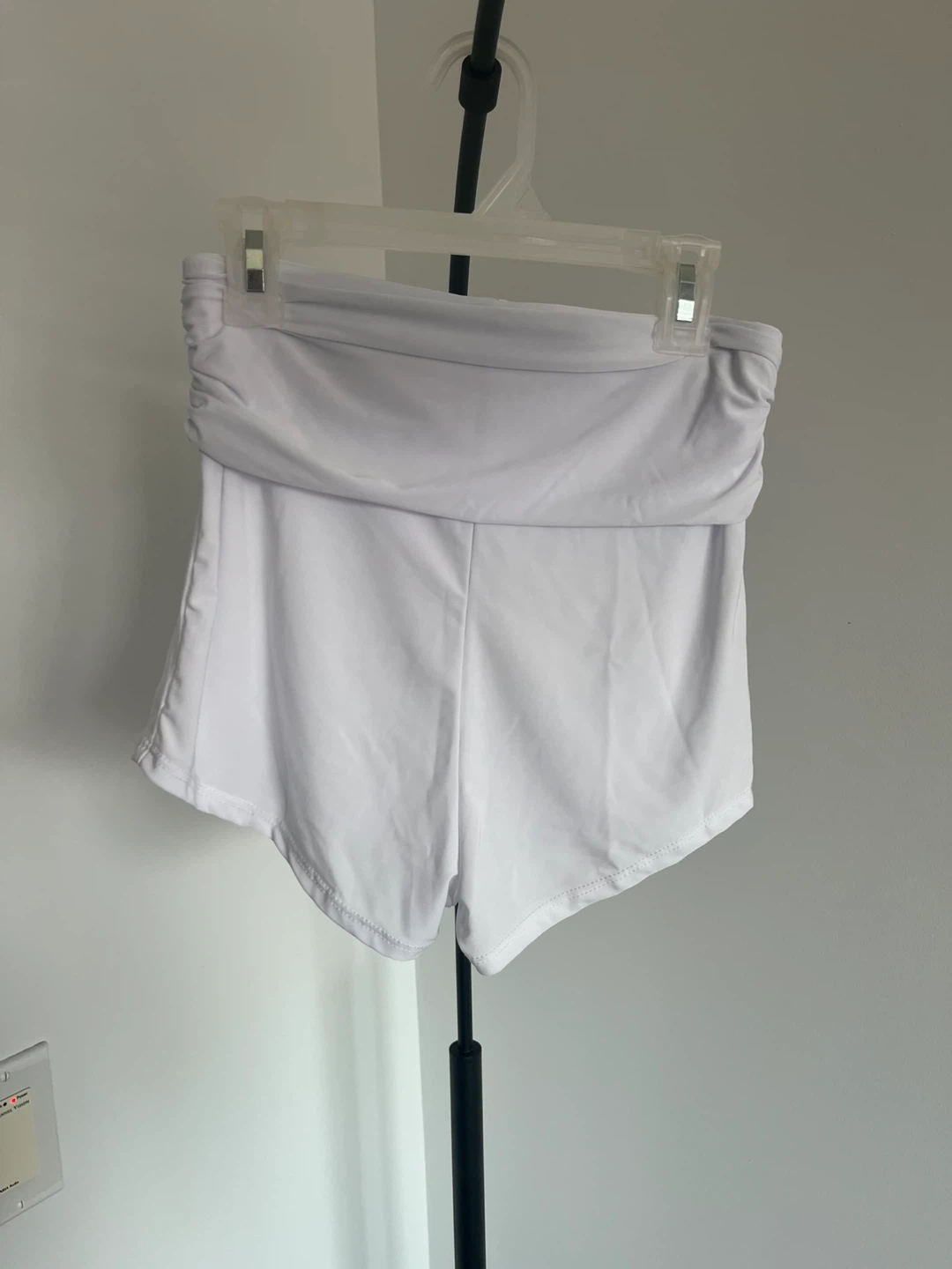 Glam Dolls NYC White Strapless Crop Top and Shorts Set - photo 5