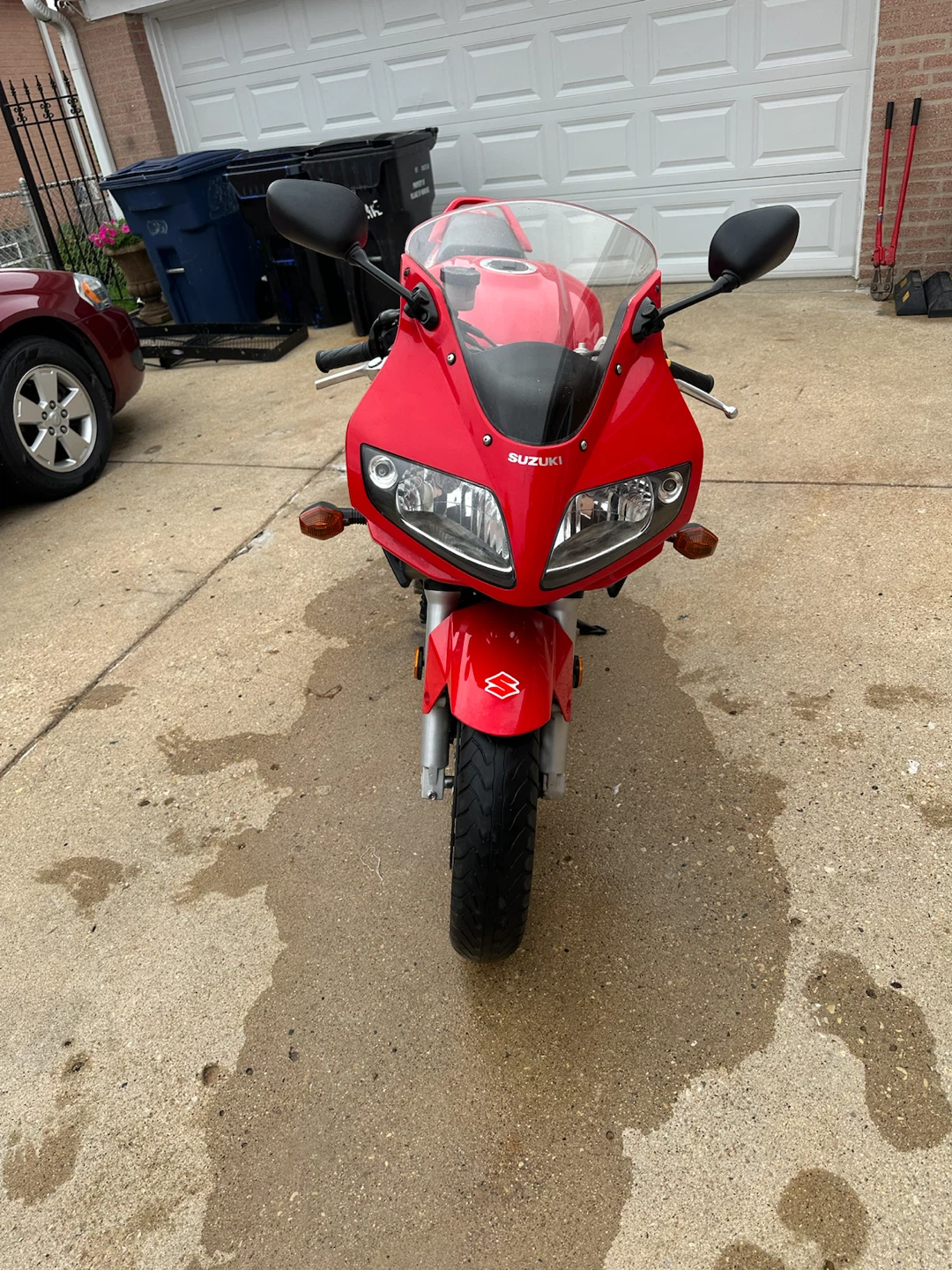 Red Suzuki SV650 Motorcycle - photo 5