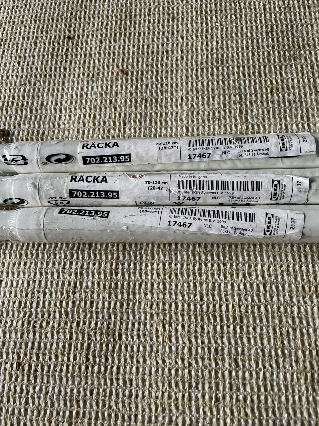 IKEA RÄCKA Curtain Rod (70-120cm)