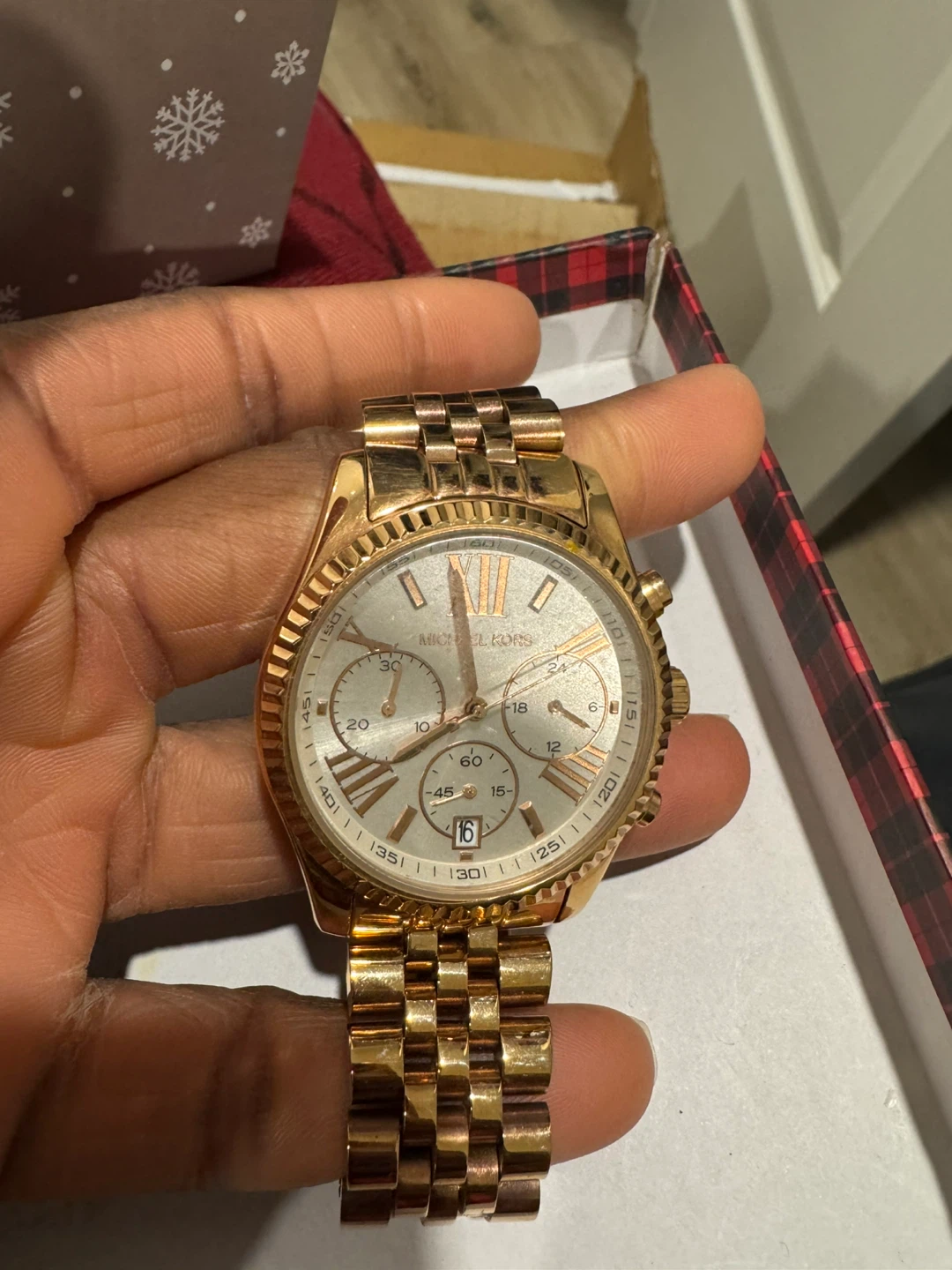 Michael Kors Gold Chronograph Watch