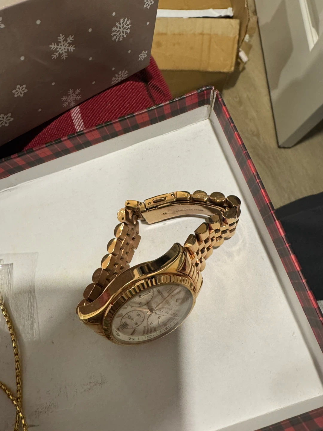 Michael Kors Gold Chronograph Watch - photo 2