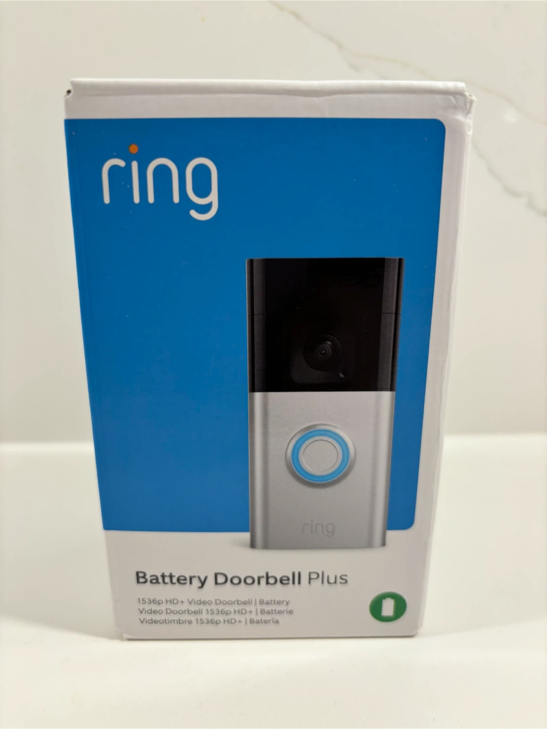 Ring Battery Doorbell Plus 1536p HD+ Video *NEW* SEALED