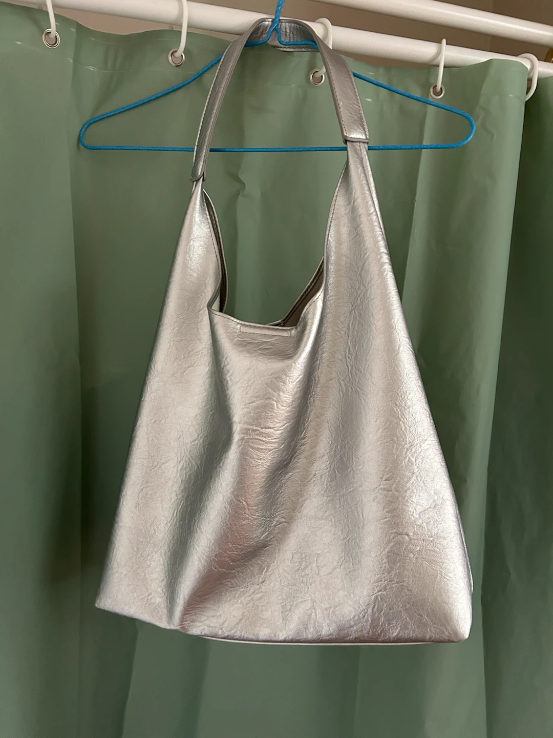 Silver Shoulder Bag