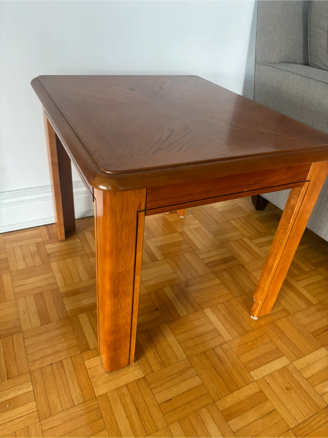 Wooden side tables - set of 2