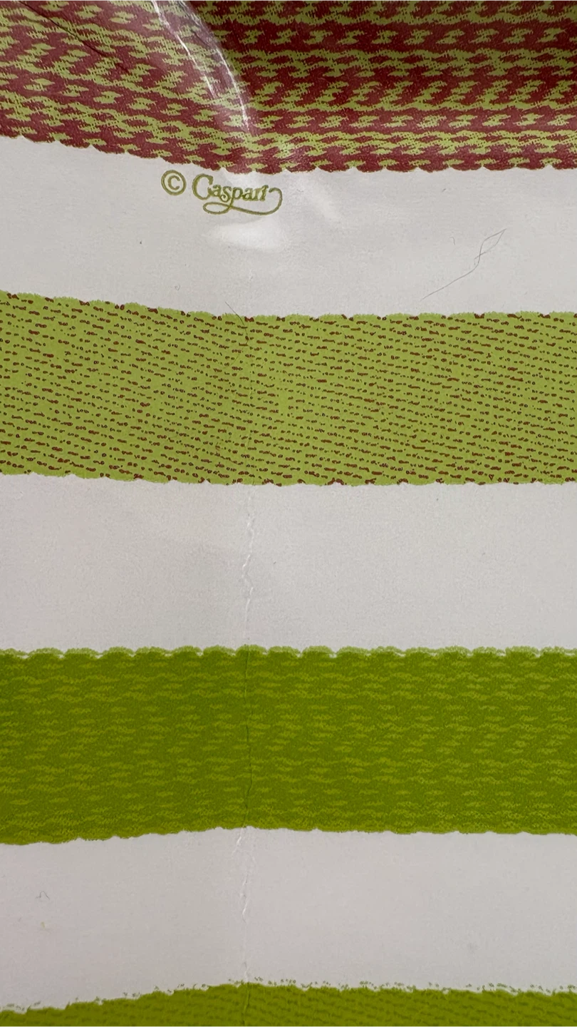 Pierre Frey Caspari "Sable Green" Paper Plates (Set of 2) - photo 3