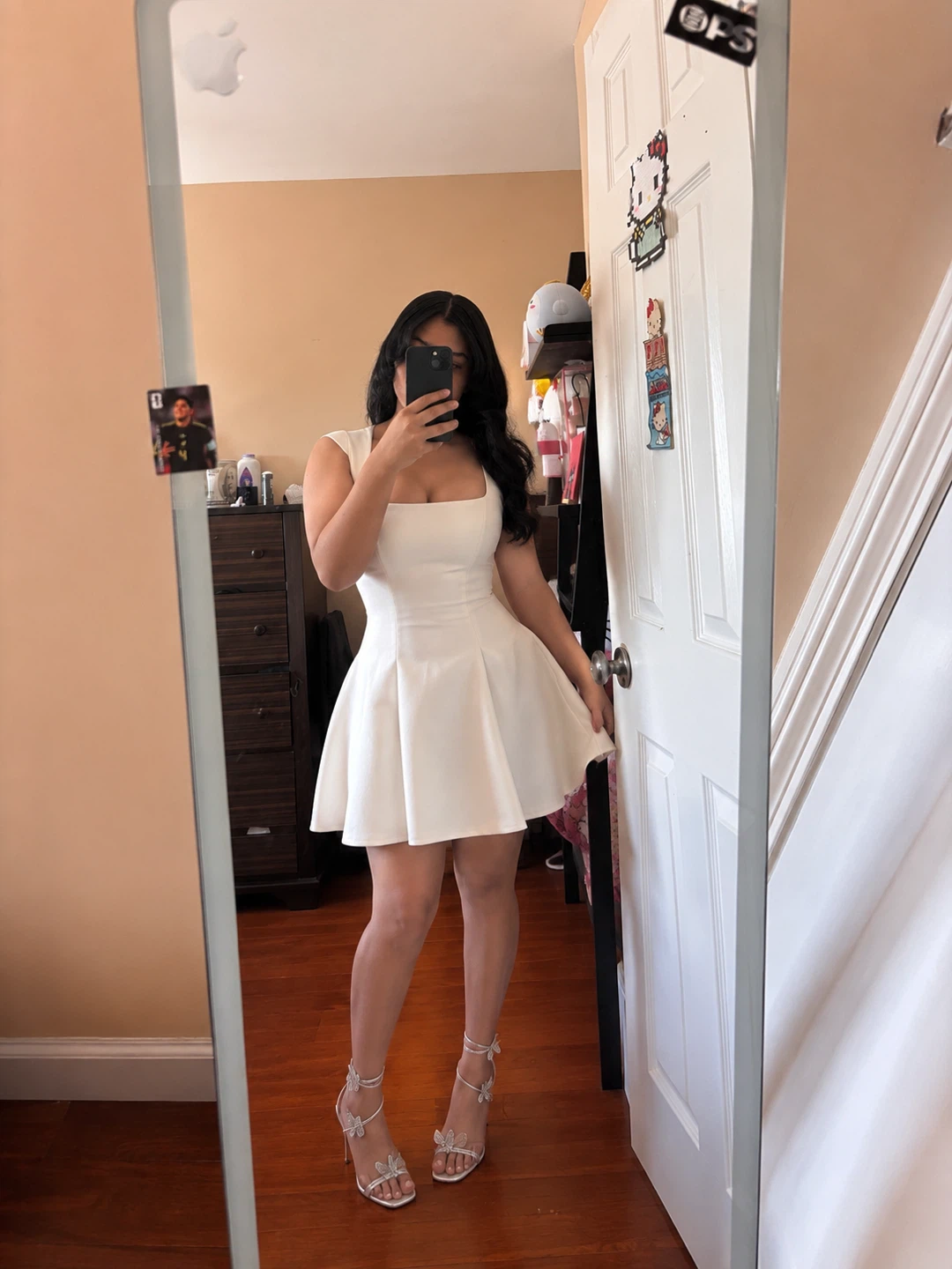White A-Line Mini Dress