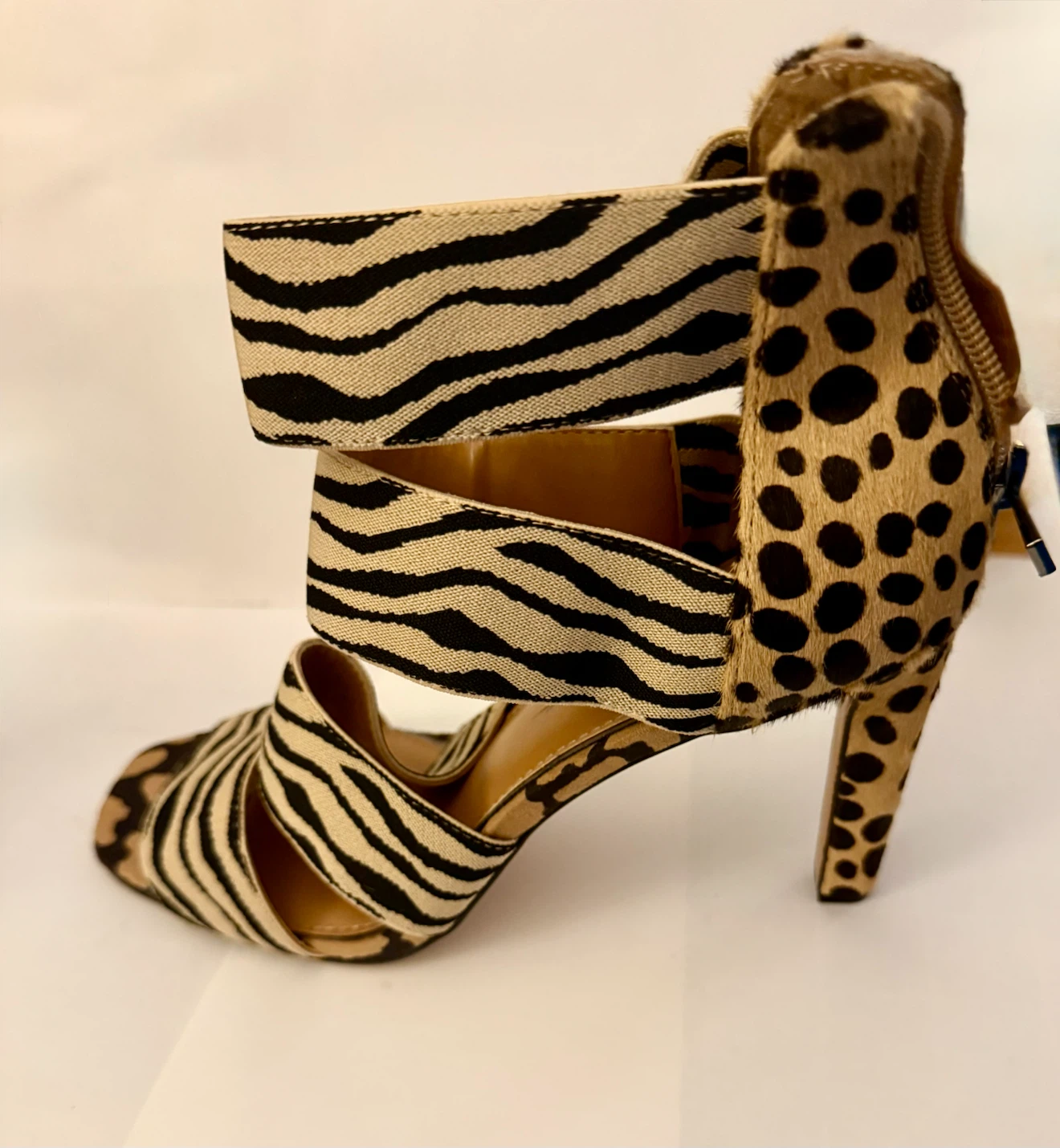 Jessica Simpson Cerina Zebra and Leopard Print Heels - photo 2