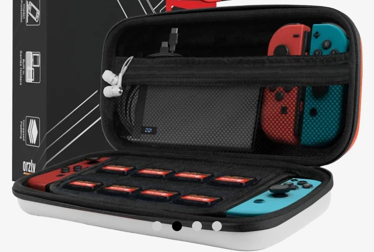 Nintendo Switch storage hard case.
