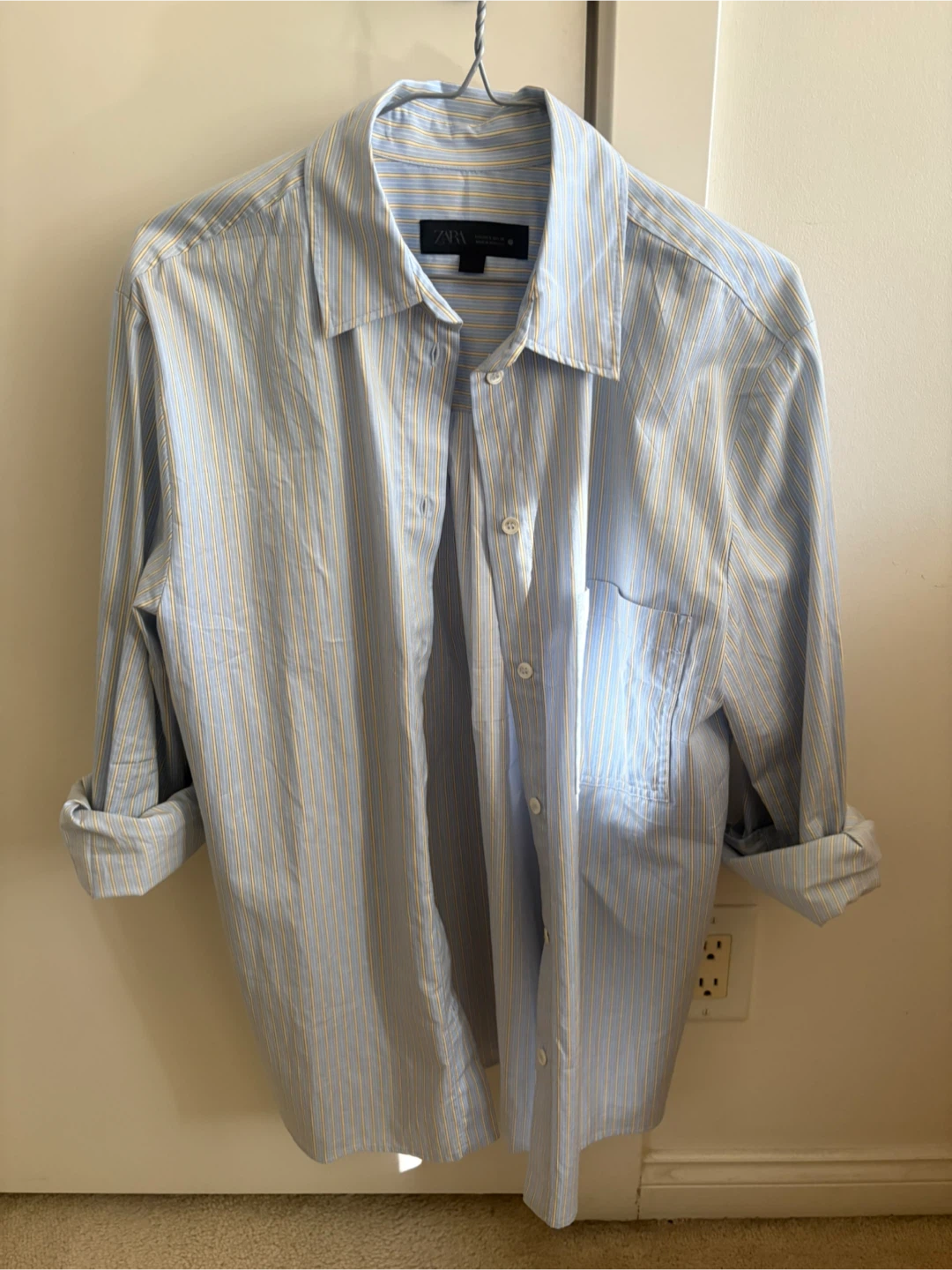 ZARA Striped Button-Up Shirt