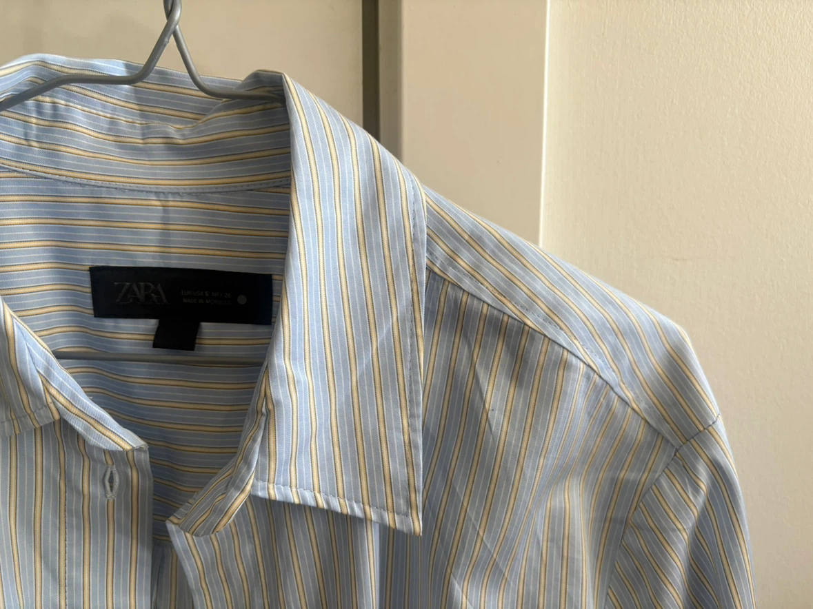ZARA Striped Button-Up Shirt - photo 2