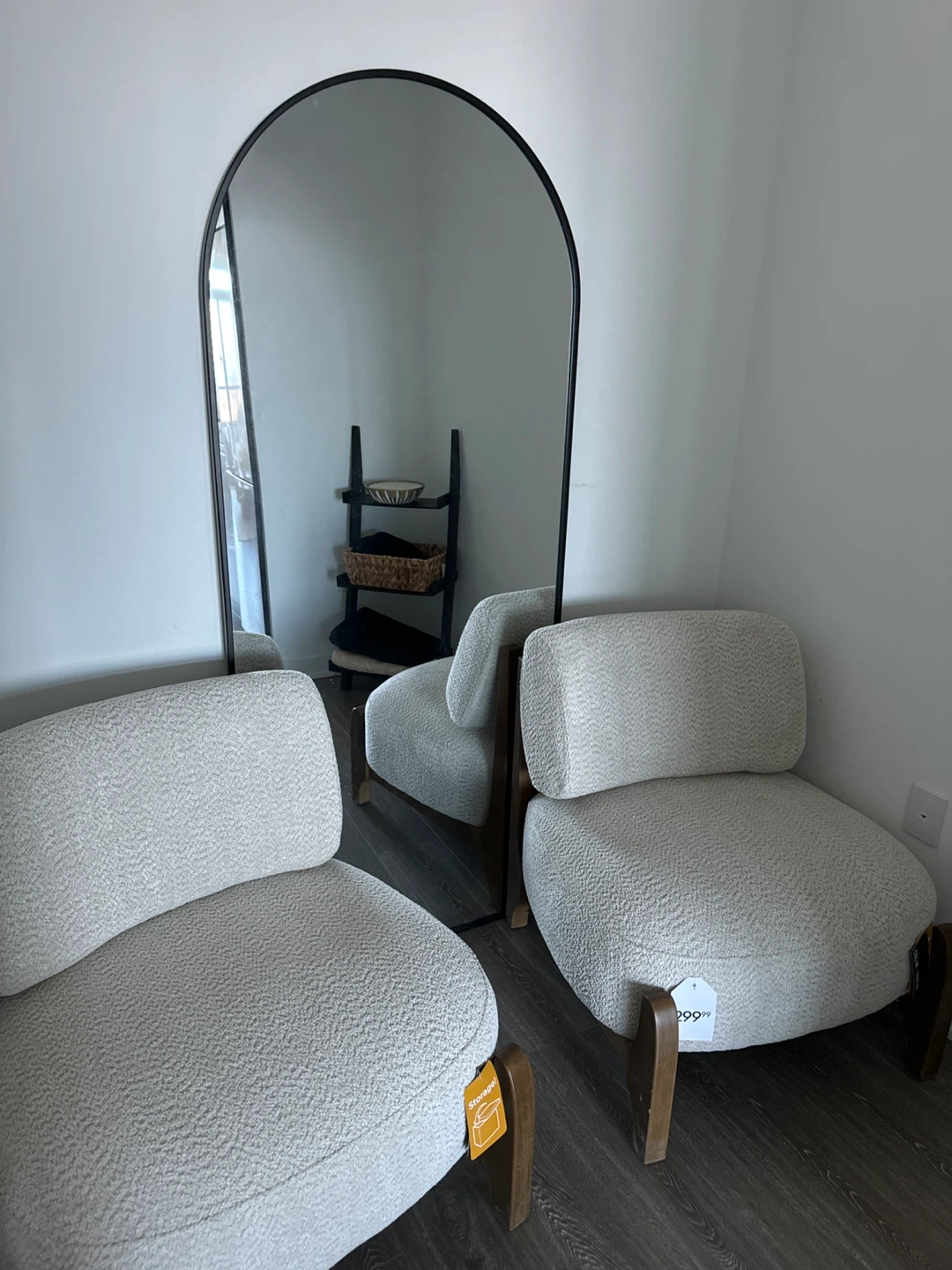 Boucle Armchair set of 2