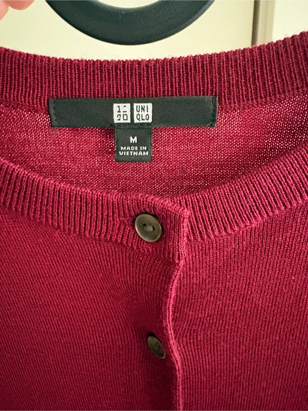 UNIQLO Women's Cardigan - Burgundy - photo 3