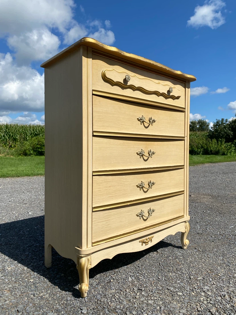 Vintage Bonnet by Sears French Tall Dresser (CAN DELIVER)