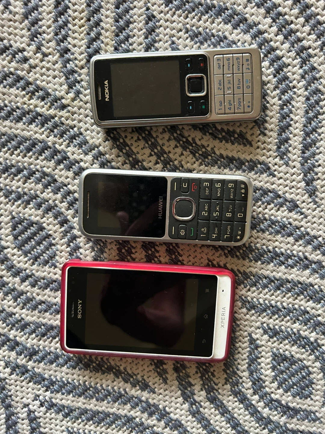 Nokia, Huawei, and Sony Xperia Cell Phones