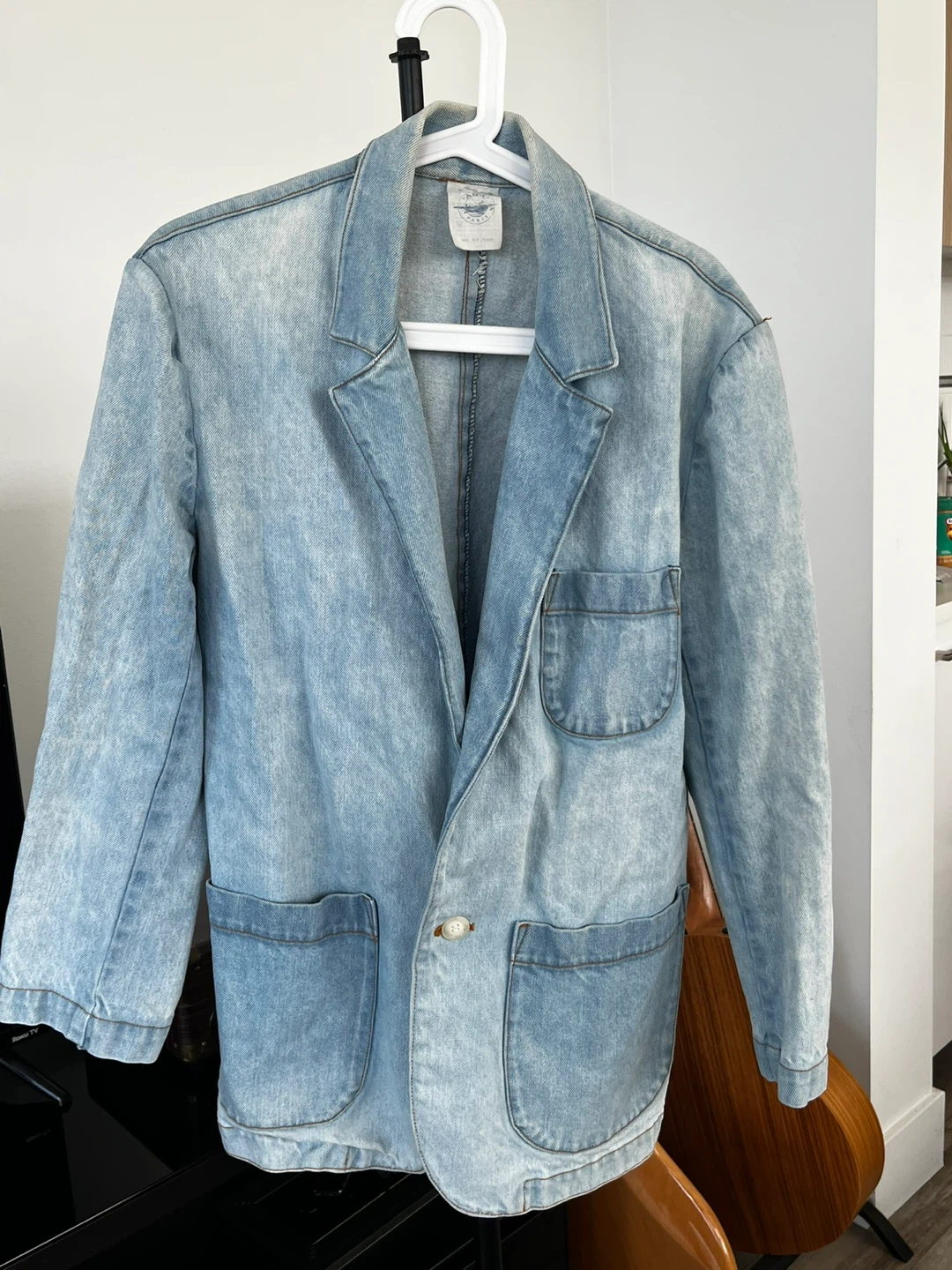 Light Wash Denim Blazer