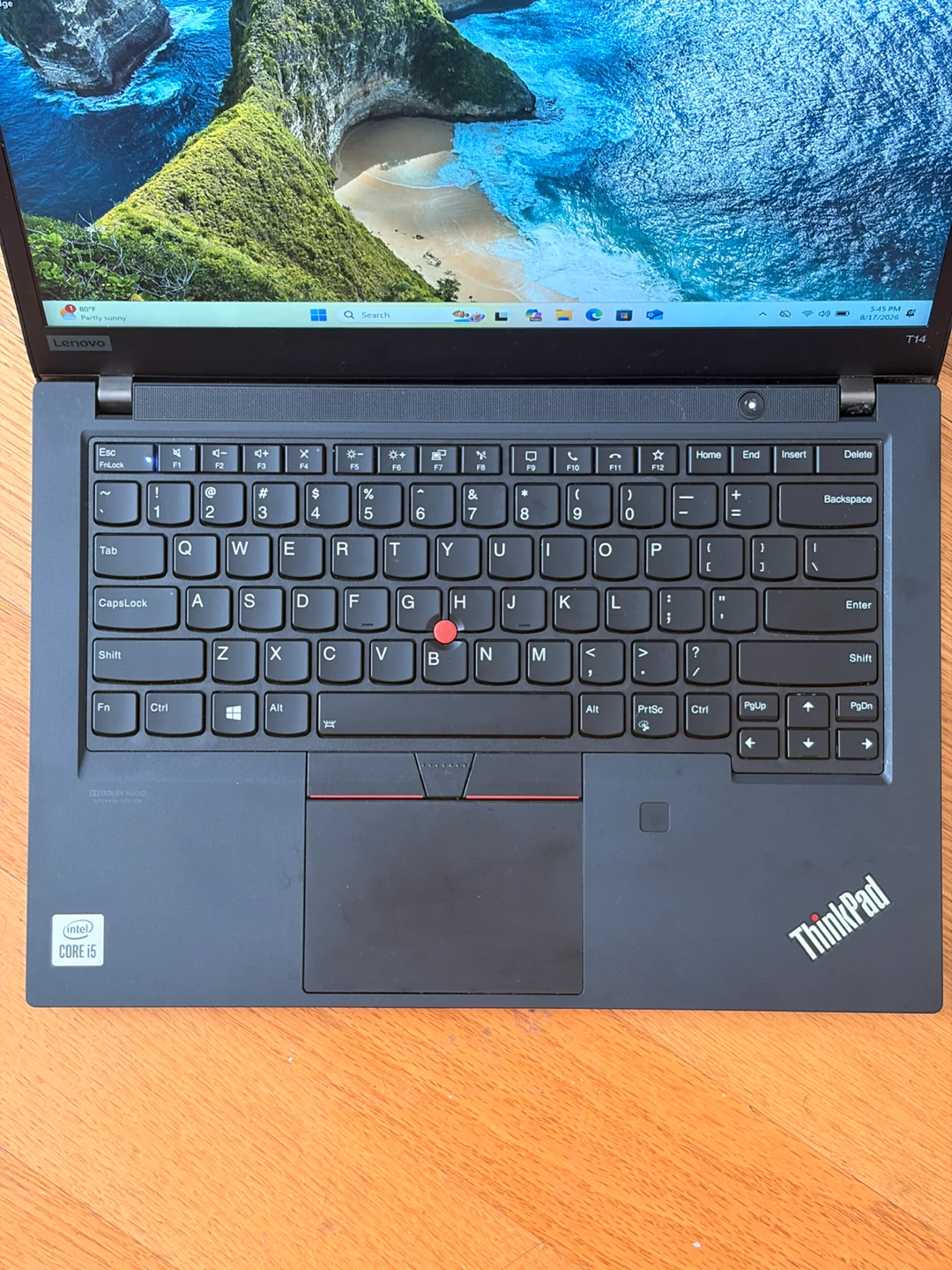 Lenovo ThinkPad T14 Laptop — i5-10th / 16GB / 256GB SSD / Touch - photo 2