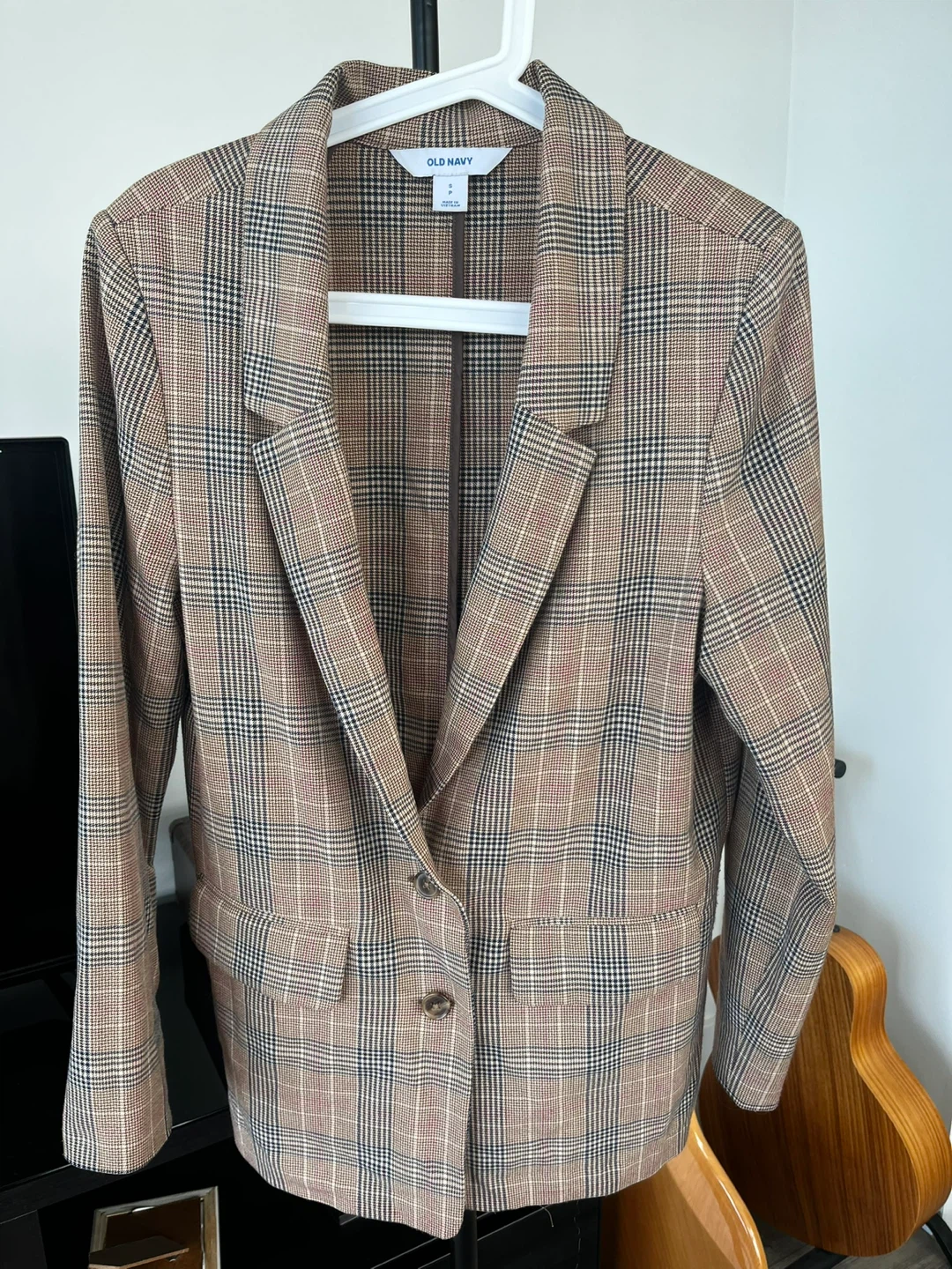 Old Navy Plaid Blazer - Size S