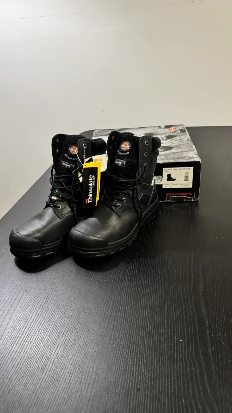 Dickies 8-inch Overtime Waterproof Work Boots Size 8.5 - photo 2