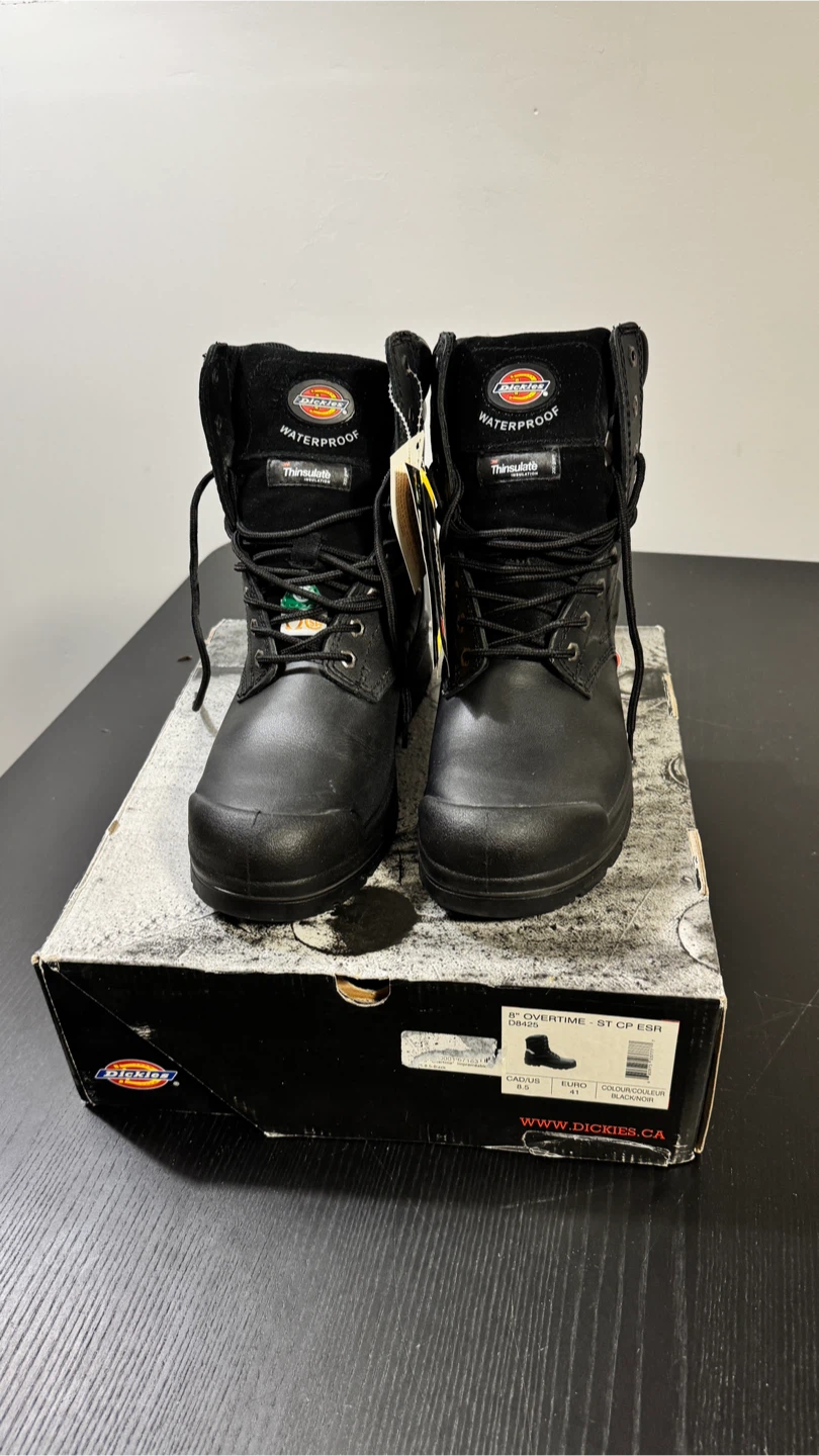 Dickies 8-inch Overtime Waterproof Work Boots Size 8.5 - photo 3