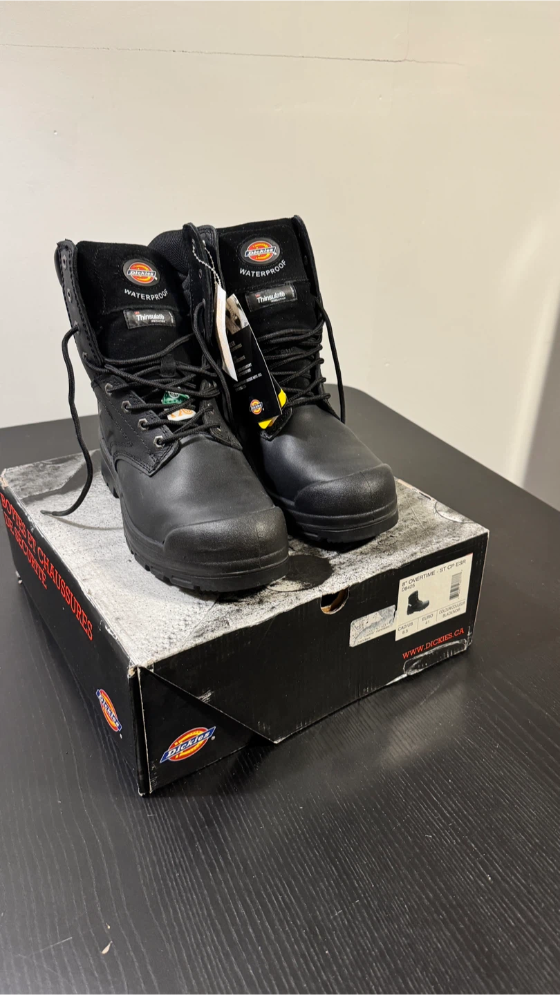 Dickies 8-inch Overtime Waterproof Work Boots Size 8.5 - photo 4