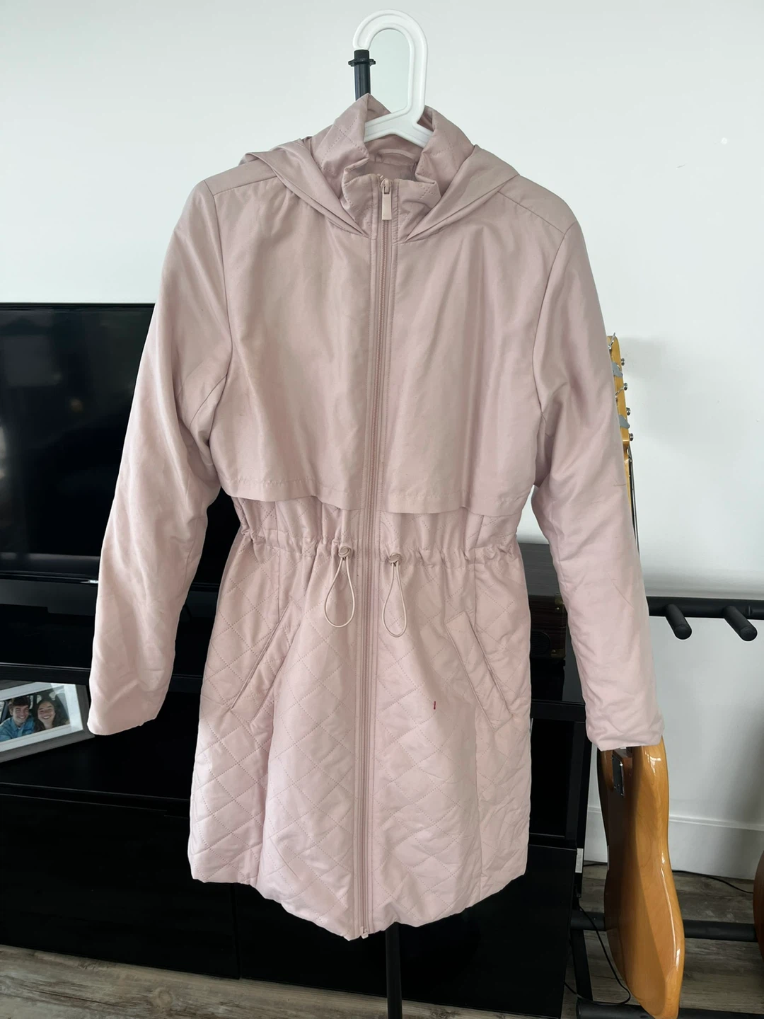 RW&CO. Pink Quilted Hooded Jacket - M/M