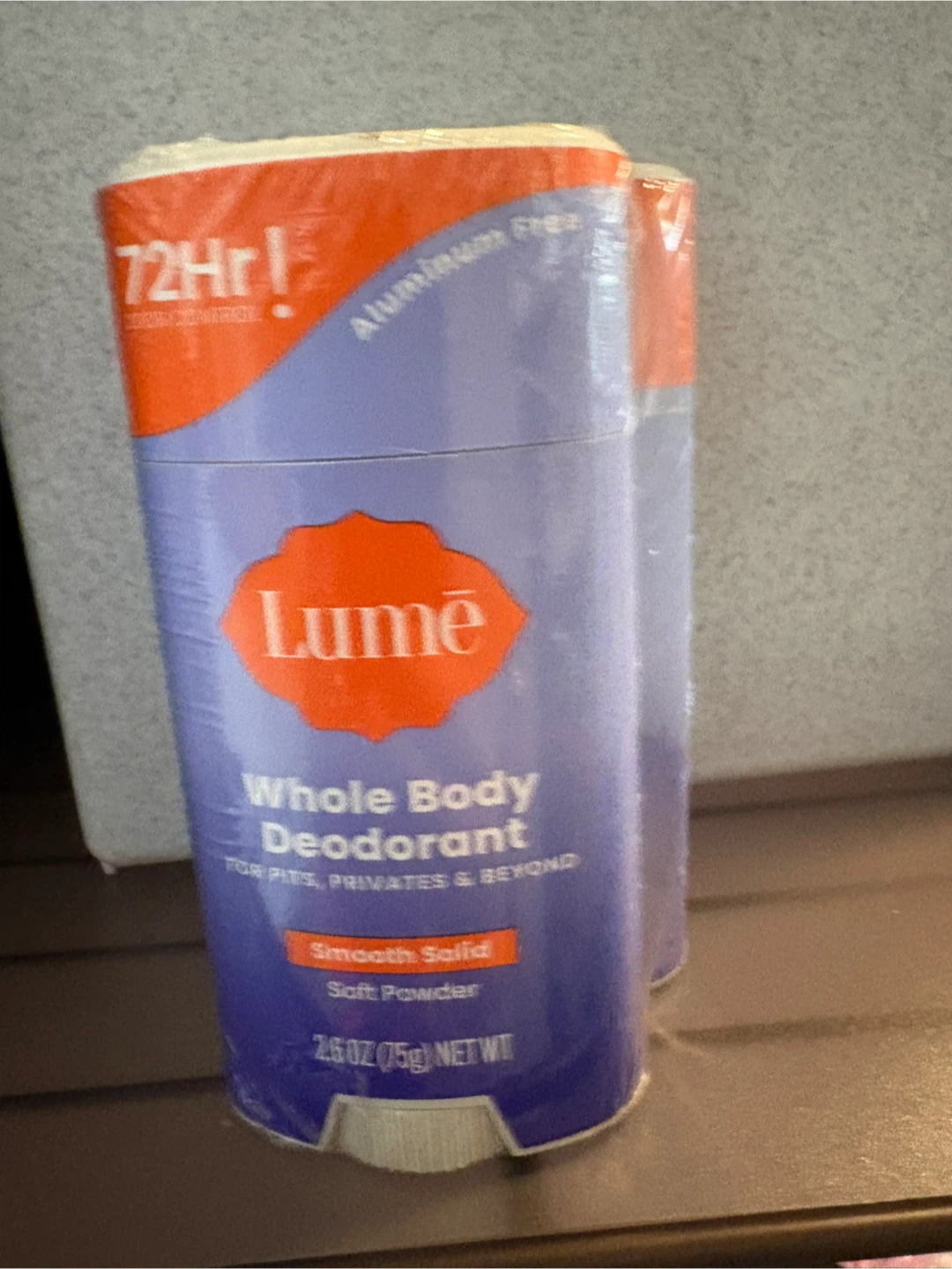 Lume Whole Body Deodorant - Smooth Solid, Soft Powder, 2.6oz