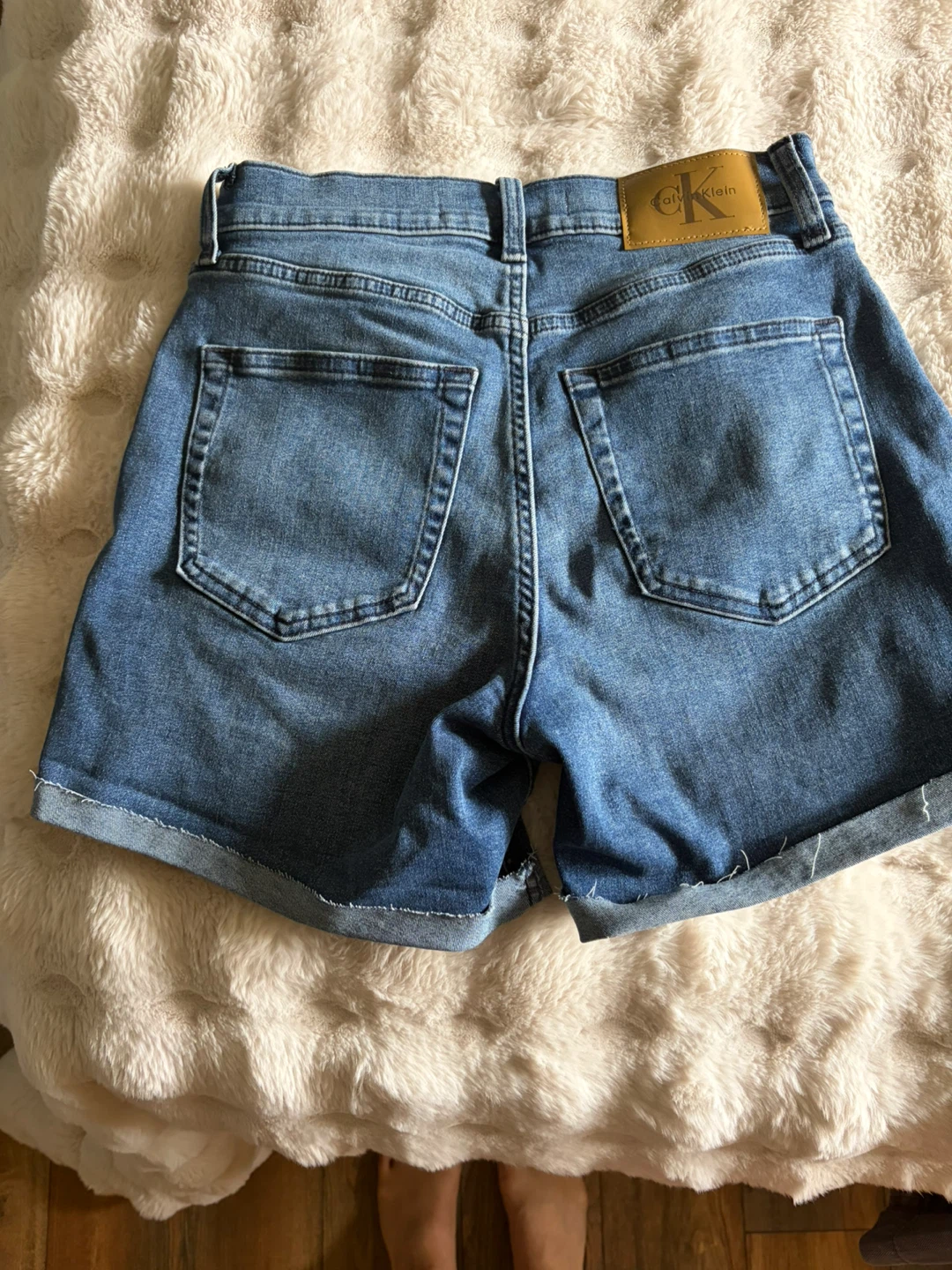 Calvin Klein Midi Denim Shorts