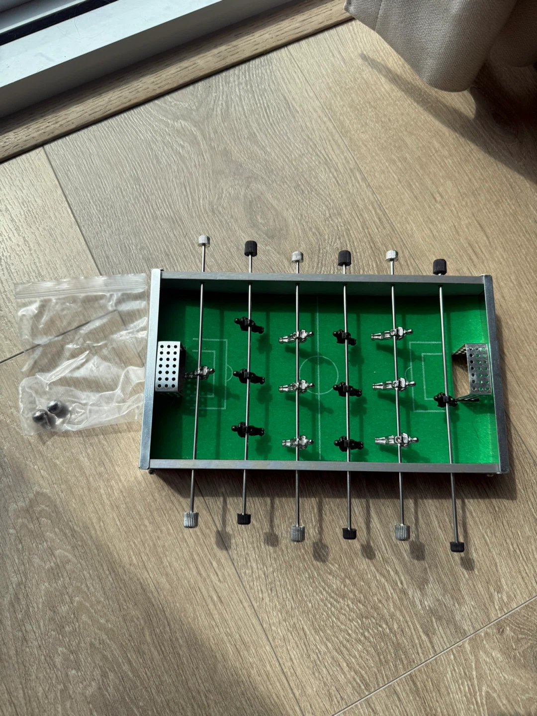 Mini Foosball Table with Balls