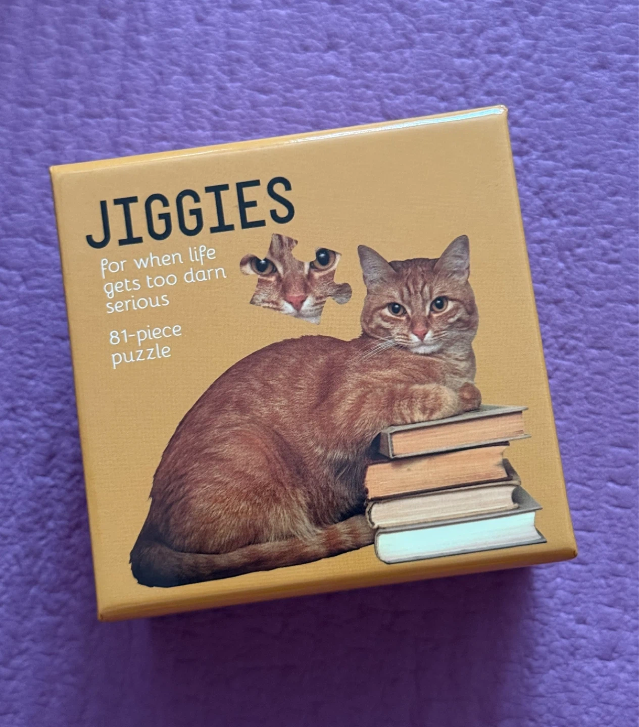 NEW✨81-Piece Puzzle cat shape puzzle🧩
