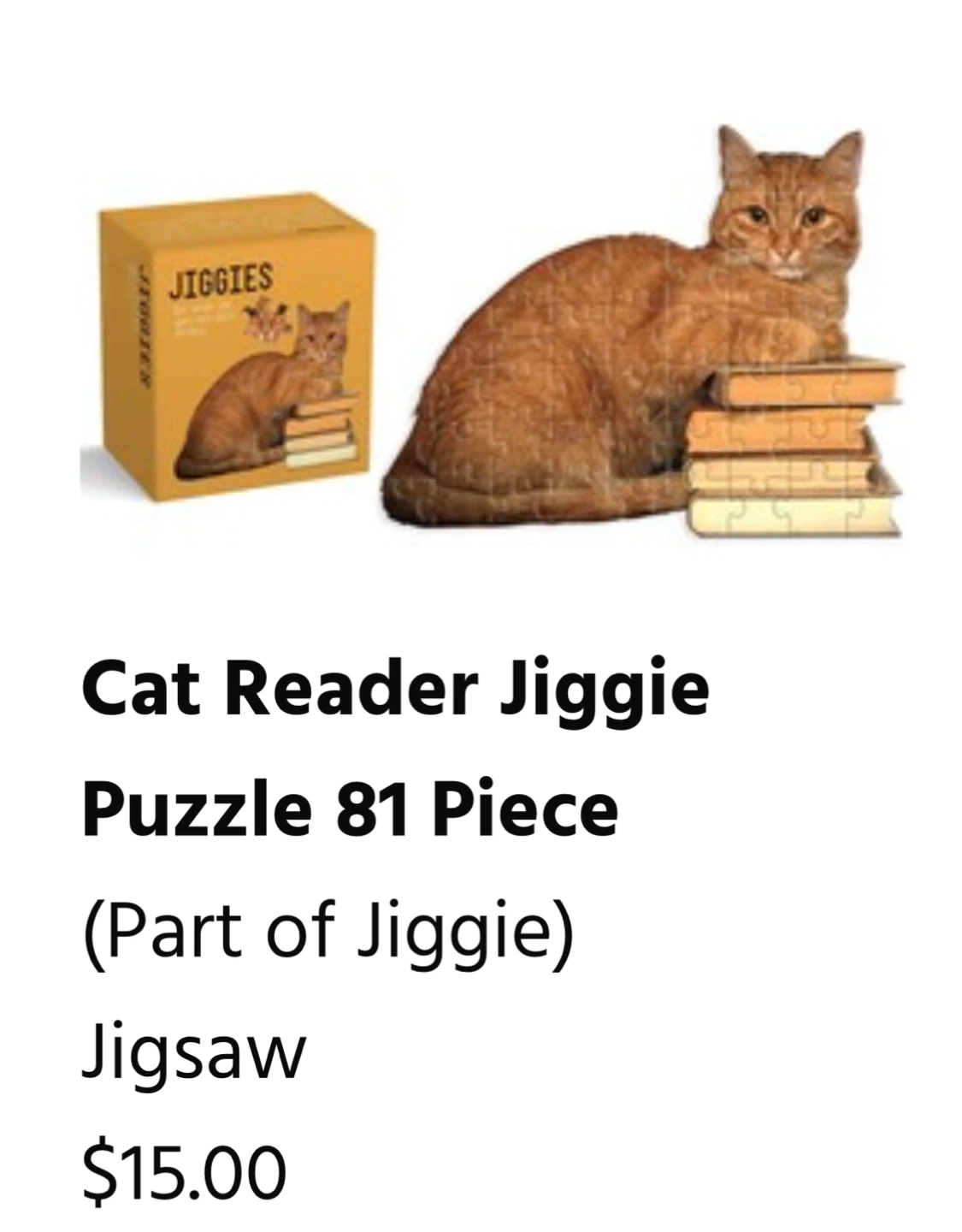 NEW✨81-Piece Puzzle cat shape puzzle🧩 - photo 2