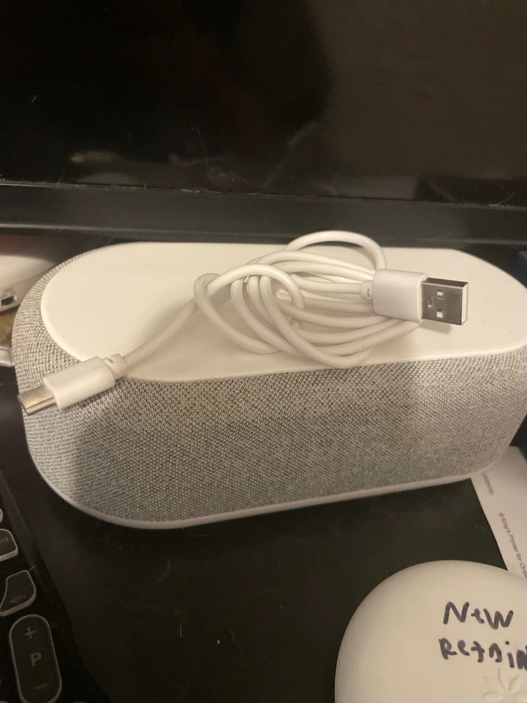 Multifunction alarm clock  Wireless Charger with USB-C Cable - photo 5