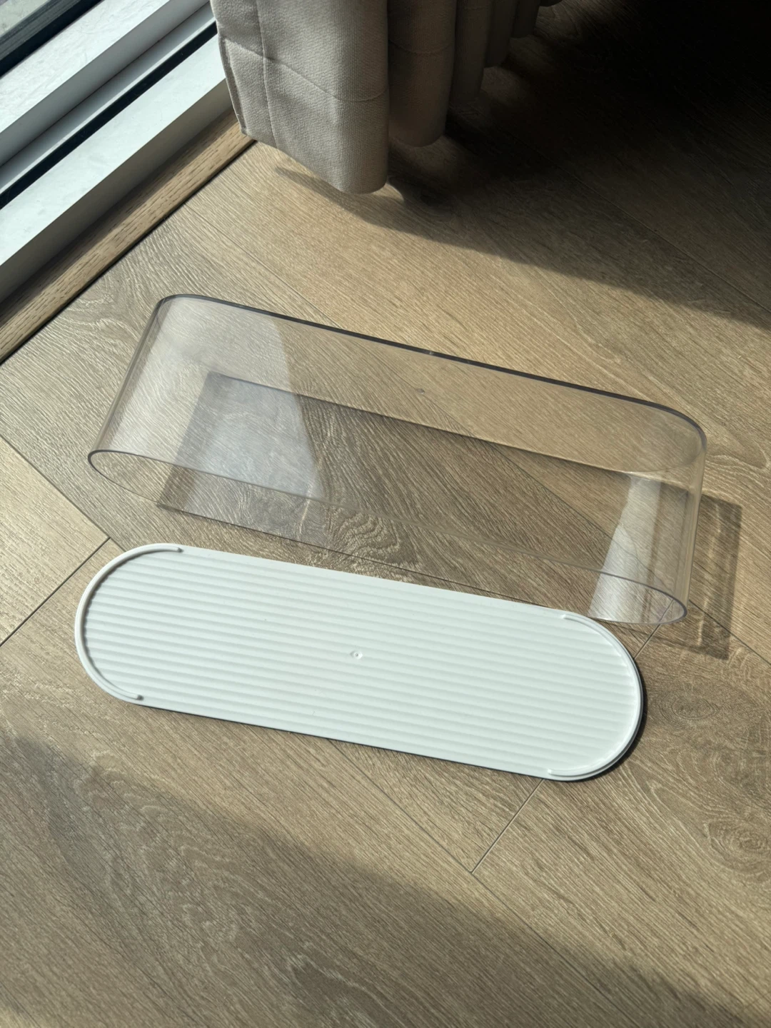 Clear Oval Storage Container - photo 2