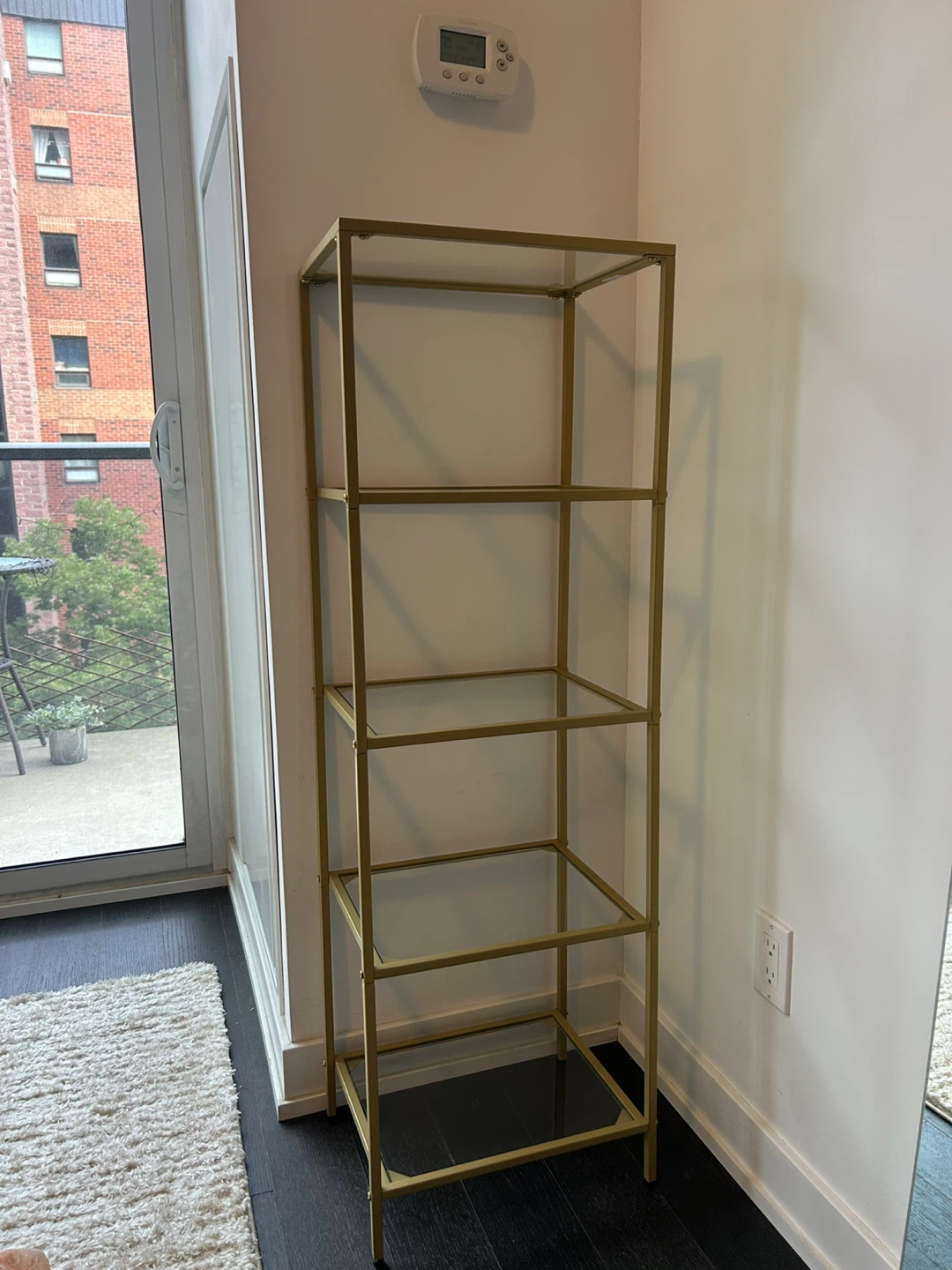 Glass shelf
