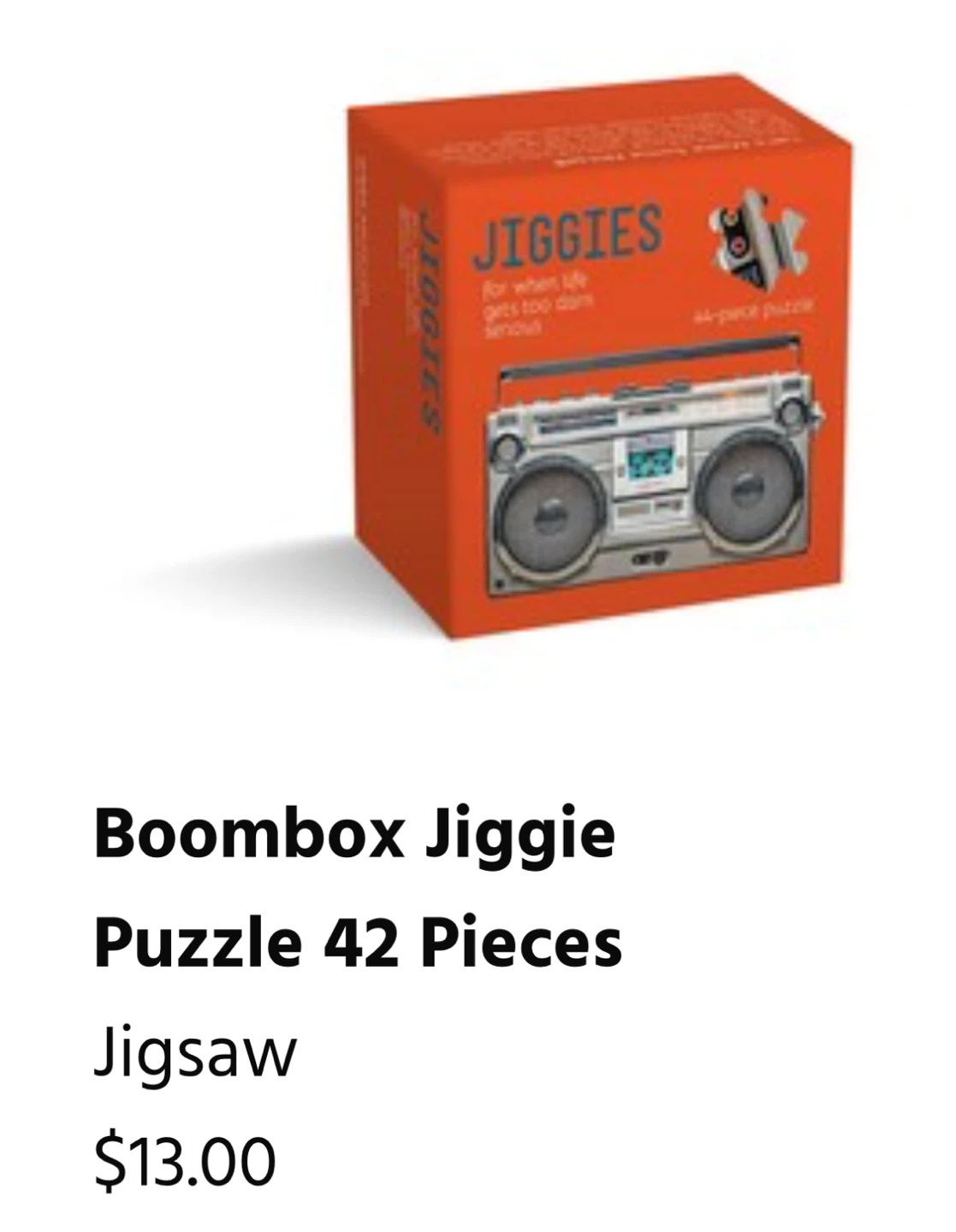 NEW✨Boombox Jiggies 44-Piece Puzzle - photo 2