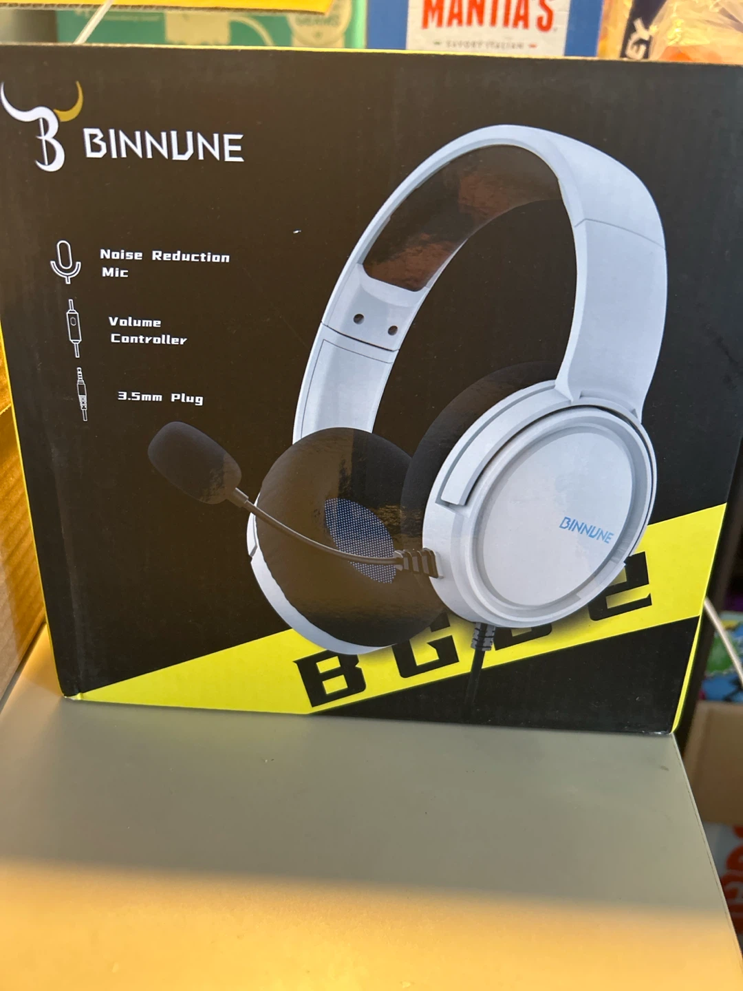 BINNUNE BG72 Gaming Headset with Noise Reduction Mic