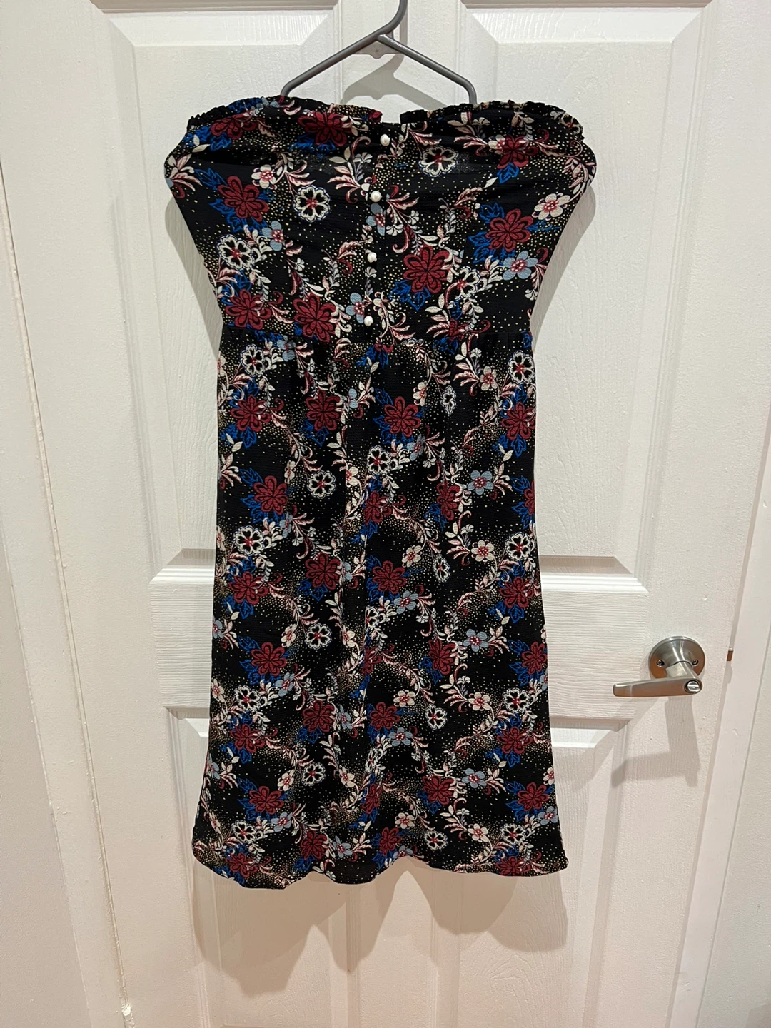 Floral Strapless Dress