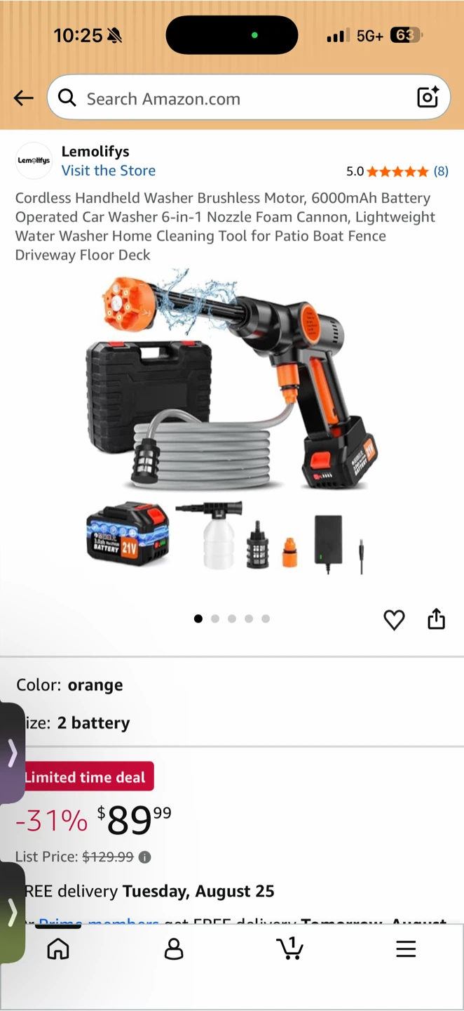 Cordless Pressure Washer Kit