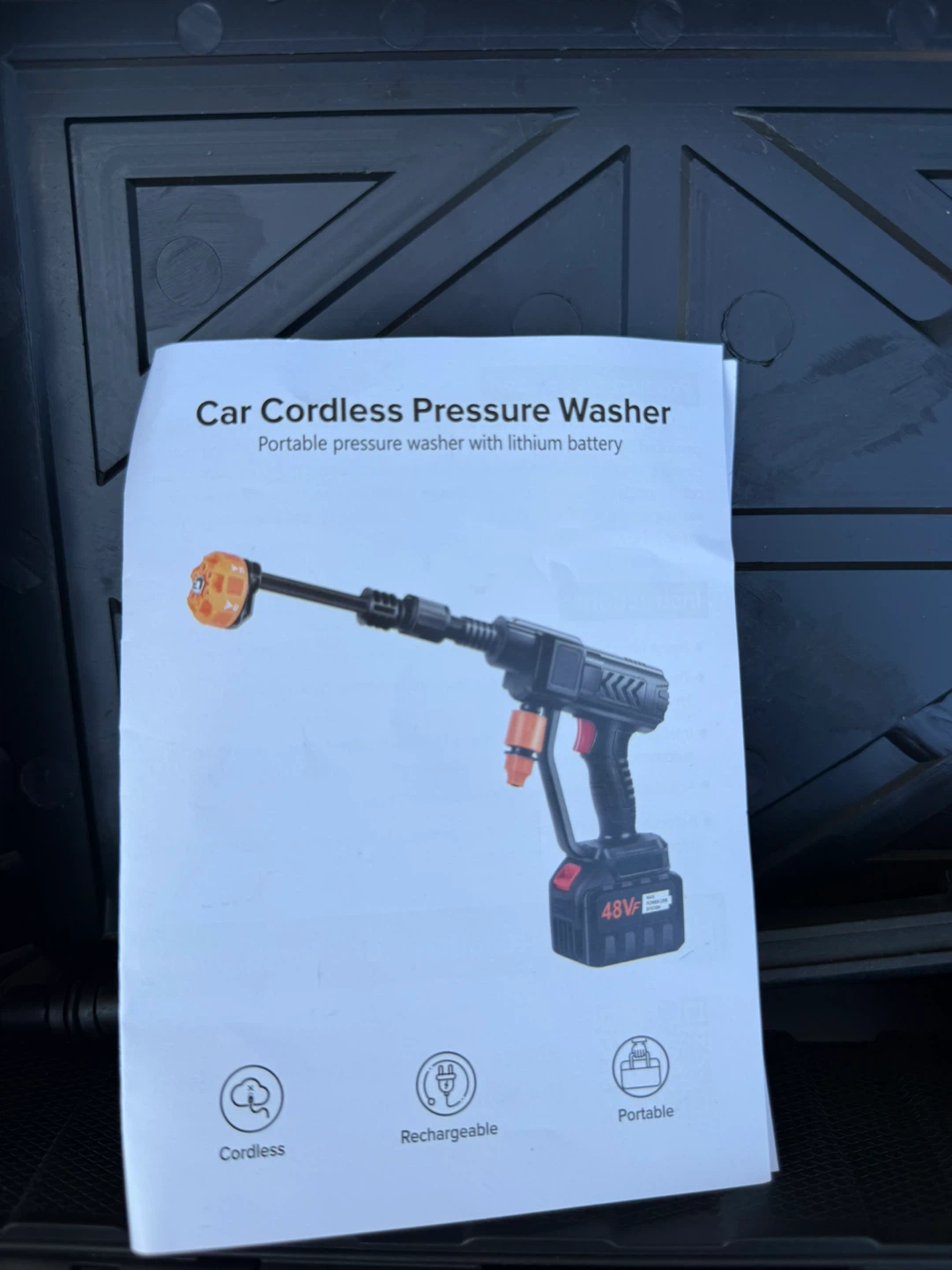 Cordless Pressure Washer Kit - photo 2