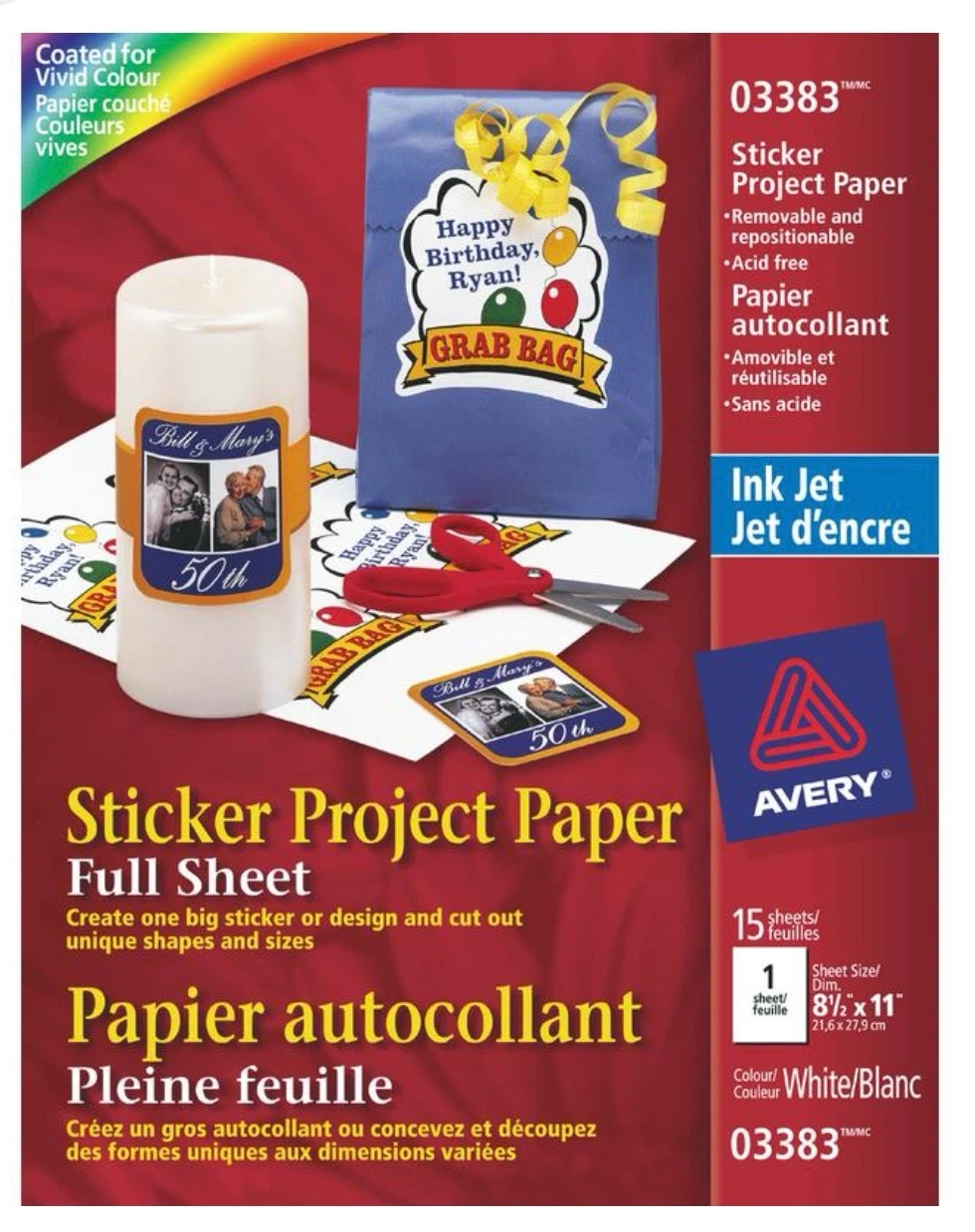 Full blank sticker sheets by Avery 14 sheets - photo 4