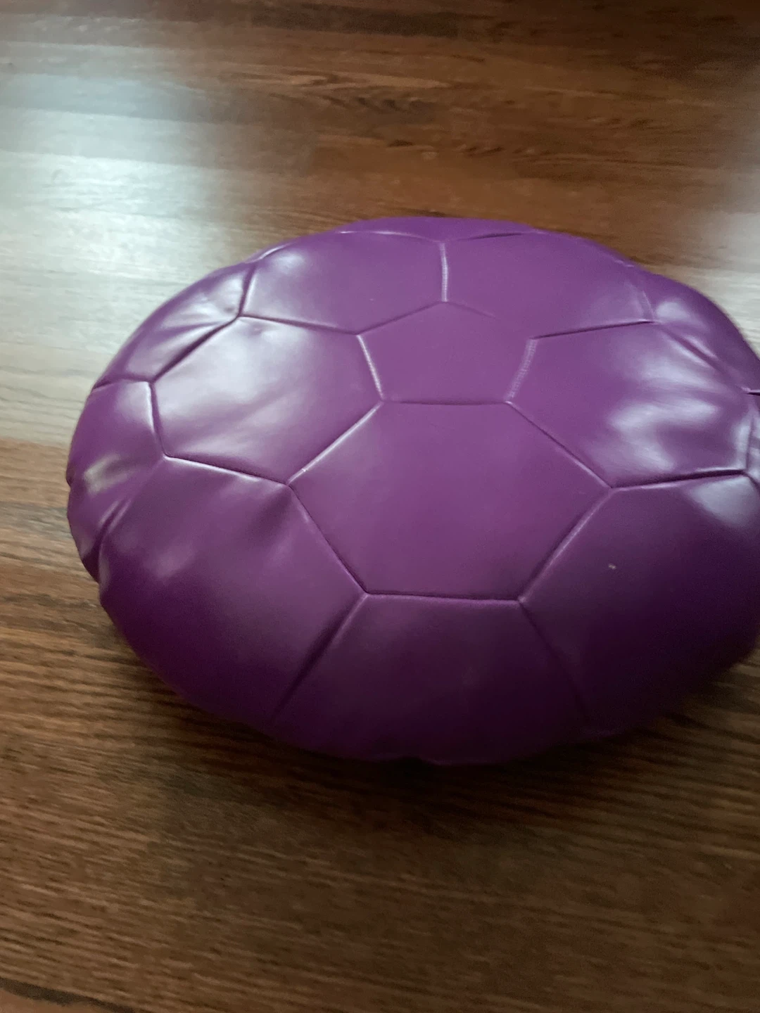 Purple cushion seat fur story time