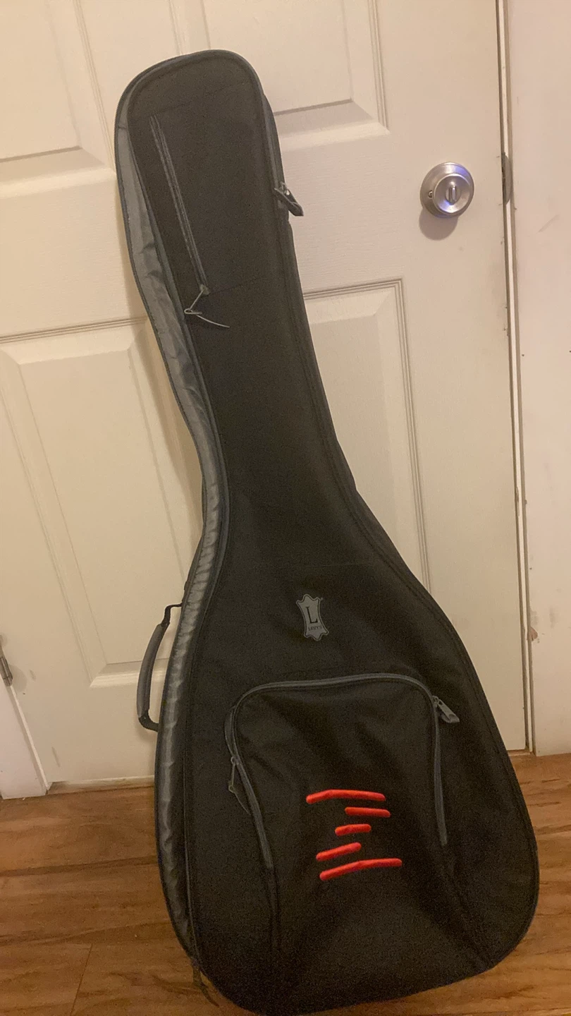 Denver acoustic electric guitar with Levy’s gig bag - photo 3