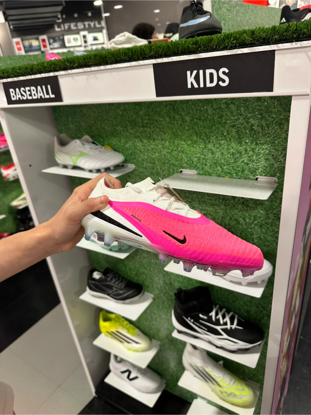 Nike Phantom GX Elite Dynamic Fit FG Soccer Cleats Pink