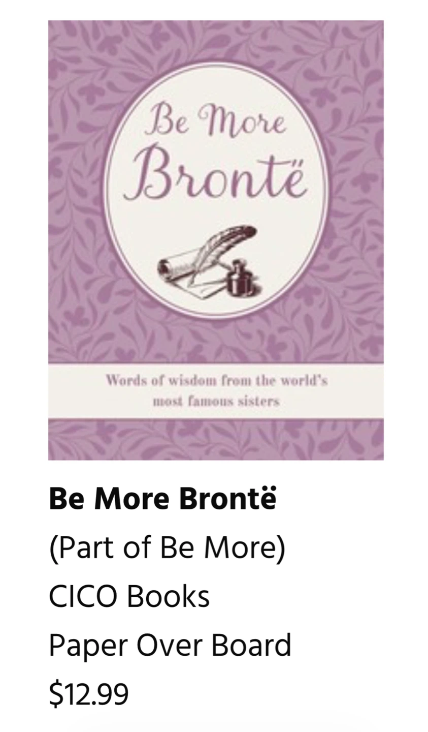 NEW✨Be More Bronte Words of Wisdom Book - photo 4